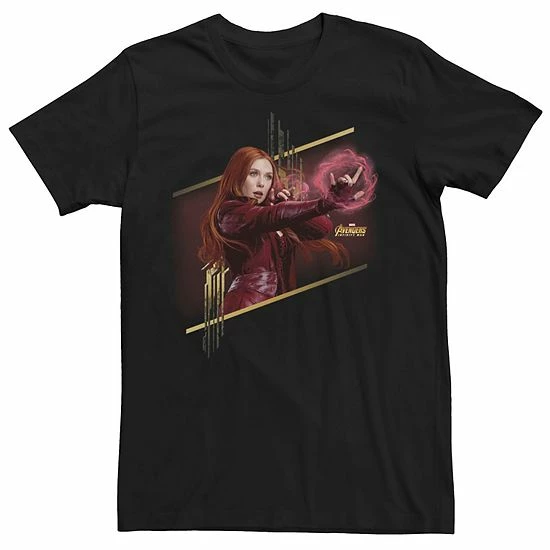 Licensed Character Men's Marvel Avengers Infinity War Scarlet Witch Portrait Tee 3 Licensed Character Men's Marvel Avengers Infinity War Scarlet Witch Portrait Tee