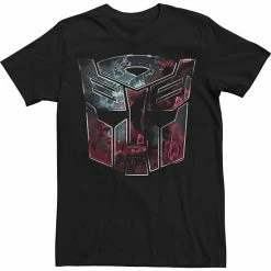 Licensed Character Men's Transformer Autobot Face Badge Big Face Tee