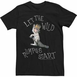 Licensed Character Men's Where The Wild Things Are Rumpus Start Poster Tee