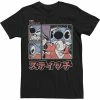 Licensed Character Men's Disney Lilo & Stitch 626 Stitch Day Kanji Panels Tee -Licensed Character Shop unnamed file 17409