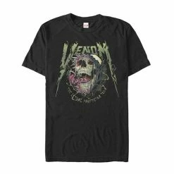 Licensed Character Men's Venom Metal Skull Tee