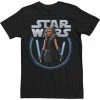 Licensed Character Men's Star Wars: The Clone Wars Ahsoka Dual Wield Portrait Tee 2 Licensed Character Men's Star Wars: The Clone Wars Ahsoka Dual Wield Portrait Tee -Licensed Character Shop unnamed file 17412