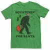 Licensed Character Men's Squatchin' For Santa Bigfoot Tee -Licensed Character Shop unnamed file 17420