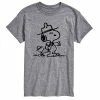 Licensed Character Men's Peanuts Scout Pals Tee Grey -Licensed Character Shop unnamed file 17421