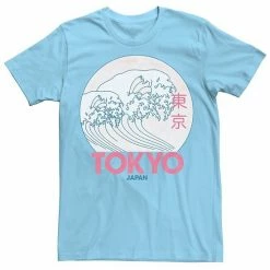 Licensed Character Men's Travel Apparel Tokyo Ocean Waves Tee