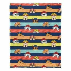 Licensed Character Paw Patrol My Stripes Micro Raschel Throw Blanket