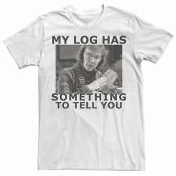 Licensed Character Men's Twin Peaks My Log Has Something To Tell You Tee