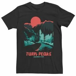 Licensed Character Men's Twin Peaks Poster Tee