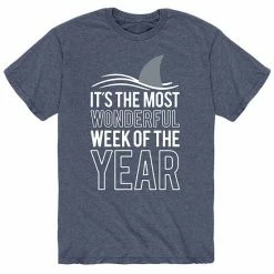 Licensed Character Men's Most Wonderful Week Tee Blue