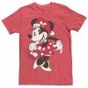 Licensed Character Men's Disney Minnie Mouse Classic Christmas Portrait Tee -Licensed Character Shop unnamed file 1774