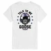 Licensed Character Men's Top Gun Talk To Me Goose Tee Beige Khaki