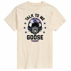 Licensed Character Men's Top Gun Talk To Me Goose Tee Beige Khaki -Licensed Character Shop unnamed file 17778