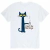 Licensed Character Men's Pete The Cat Dont Do Mornings Tee Heather Military Green -Licensed Character Shop unnamed file 17793