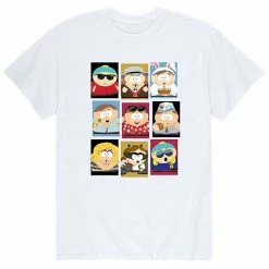 Licensed Character Men's South Park Faces Of Cartman Tee White -Licensed Character Shop unnamed file 17798