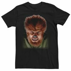 Licensed Character Men's Universal Monsters The Wolf Man Face Tee