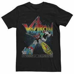 Licensed Character Men's Voltron: Retro Defender Rainbow Tee