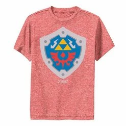 Licensed Character Boys 8-20 Nintendo Legend Of Zelda Links Awakening Hylian Shield Logo Performance Tee