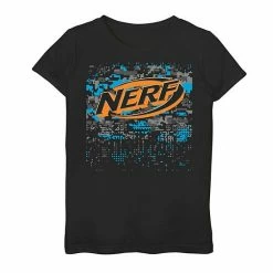 Licensed Character Girls 7-16 Nerf Pixel Blast Graphic Tee