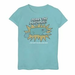 Licensed Character Disney's Phineas & Ferb Girls 7-16 Perry The Platypus Graphic Graphic Tee