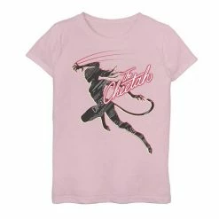 Licensed Character Girls 7-16 DC Comics Wonder Woman Cheetah Action Silhouette Graphic Tee