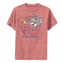 Licensed Character Boys 8-20 Tom And Jerry Retro Portrait Tee