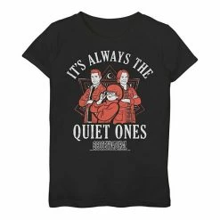 Licensed Character Girls 3-16 Scooby-Doo Supernatural Scoobynatural "It's Always The Quiet Ones" Tee