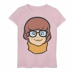 Licensed Character Girls 7-16 Scooby Doo Velma Large Portrait Graphic Tee