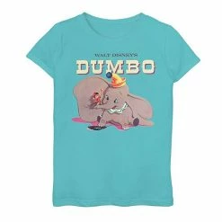 Licensed Character Disney's Dumbo Girls 7-16 Classic Portrait Graphic Tee