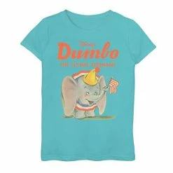 Licensed Character Disney's Dumbo Girls 7-16 The Flying Elephant Graphic Tee