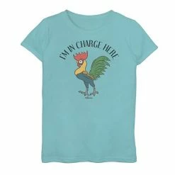 Licensed Character Disney's Moanna Hei Hei Girls 7-16 In Charge Tee