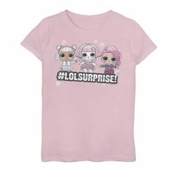 Licensed Character Girls 7-16 L.O.L. Surprise! Group Shot Hashtag L.O.L. Surprise! Graphic Tee