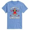 Licensed Character Men's Dr. Seuss Grinch Namast'ay Home This Christmas Tee Green