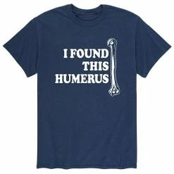 Licensed Character Men's I Found This Humerus Tee Maroon