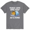 Licensed Character Men's Garfield One Nap At A Time Tee Charcoal -Licensed Character Shop unnamed file 17999