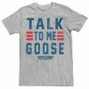 Licensed Character Men's Top Gun Talk To Me Goose Distressed Text Tee -Licensed Character Shop unnamed file 1800