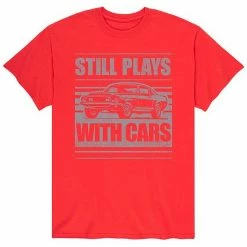 Licensed Character Men's Still Plays With Cars Tee Yellow -Licensed Character Shop unnamed file 18018