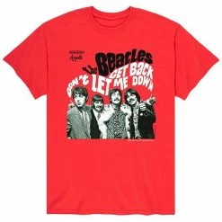 Licensed Character Men's The Beatles Get Back Tee Red -Licensed Character Shop unnamed file 18021