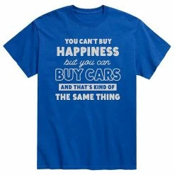 Licensed Character Men's Can't Buy Happiness Cars Tee Maroon