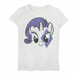 Licensed Character Girls 7-16 My Little Pony: Friendship Is Magic Rarity Big Face Graphic Tee
