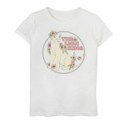 Licensed Character Disney's The Lion King Nala Girls 7-16 Covered In Flowers Tee