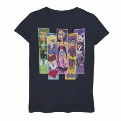 Licensed Character Girls 7-16 DC Comics Super Hero Girls Character Panels Graphic Tee