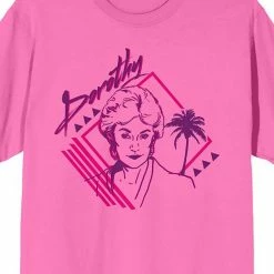 Licensed Character Men's Golden Girls Rose Retro Art Tee -Licensed Character Shop unnamed file 18112