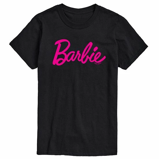 Licensed Character Men's Barbie Classic Logo Tee White 4 Licensed Character Men's Barbie Classic Logo Tee White - Image 2