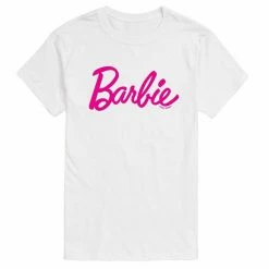 Licensed Character Men's Barbie Classic Logo Tee White 7 Licensed Character Men's Barbie Classic Logo Tee White -Licensed Character Shop unnamed file 1814