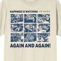Licensed Character Men's Friends Happiness Is Tee -Licensed Character Shop unnamed file 18169