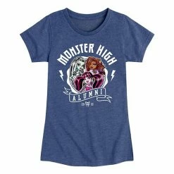 Licensed Character Girls 7-16 Monster High Alumni Graphic Tee Blue