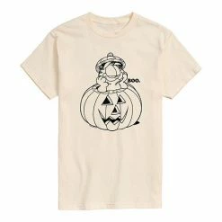 Licensed Character Men's Garfield Boo Pumpkin Tee Beige -Licensed Character Shop unnamed file 18187