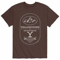 Licensed Character Men's Yellowstone Stone Dutton Tee