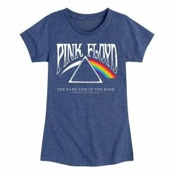 Licensed Character Girls 7-16 Pink Floyd DSOTM Tee Blue