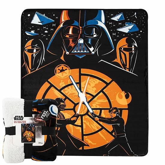 Licensed Character Star Wars Showdown Oversized Silk Touch Sherpa Throw 3 Licensed Character Star Wars Showdown Oversized Silk Touch Sherpa Throw